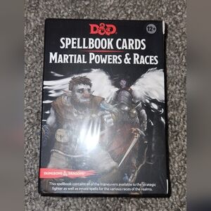 Dungeons & Dragons Spellbook Cards Martial Powers & Races